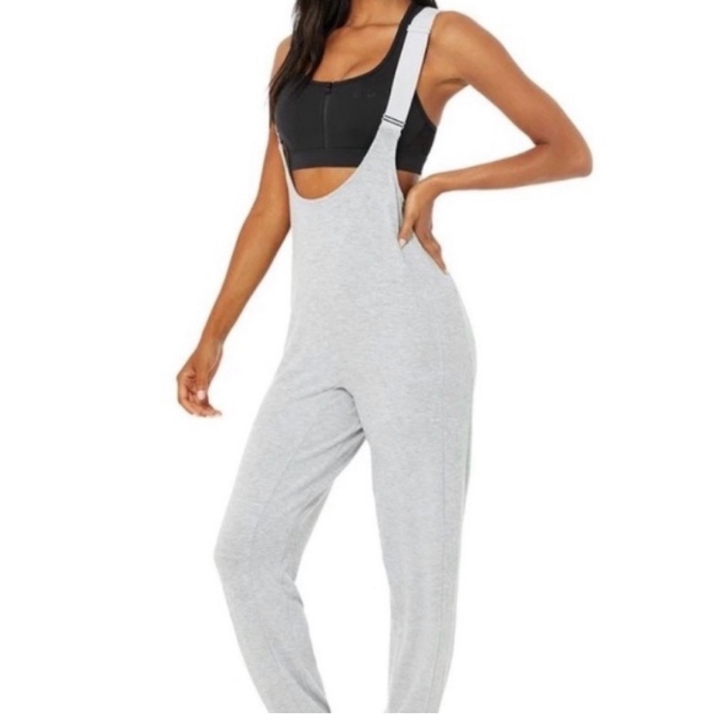 ALO Yoga Light Gray Layback Jumpsuit